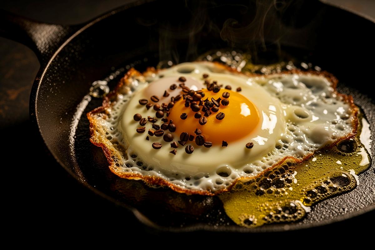 Kucharze po cichu dodają kawę do smażenia jajek i powód jest zaskakujący
