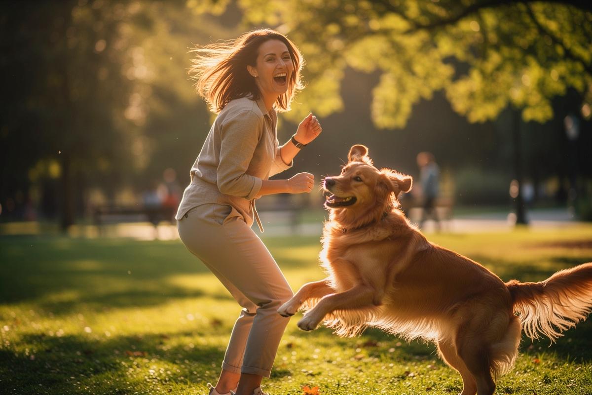 Ludzie zaczynają robić „taniec szczeka” z psami, doświadczeni trenerzy psów zdradzają, dlaczego to działa